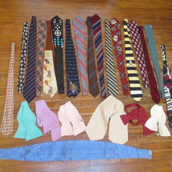 roffe Other - 24 Mens Bow Ties Fishing Givenchy Dior Hilfiger